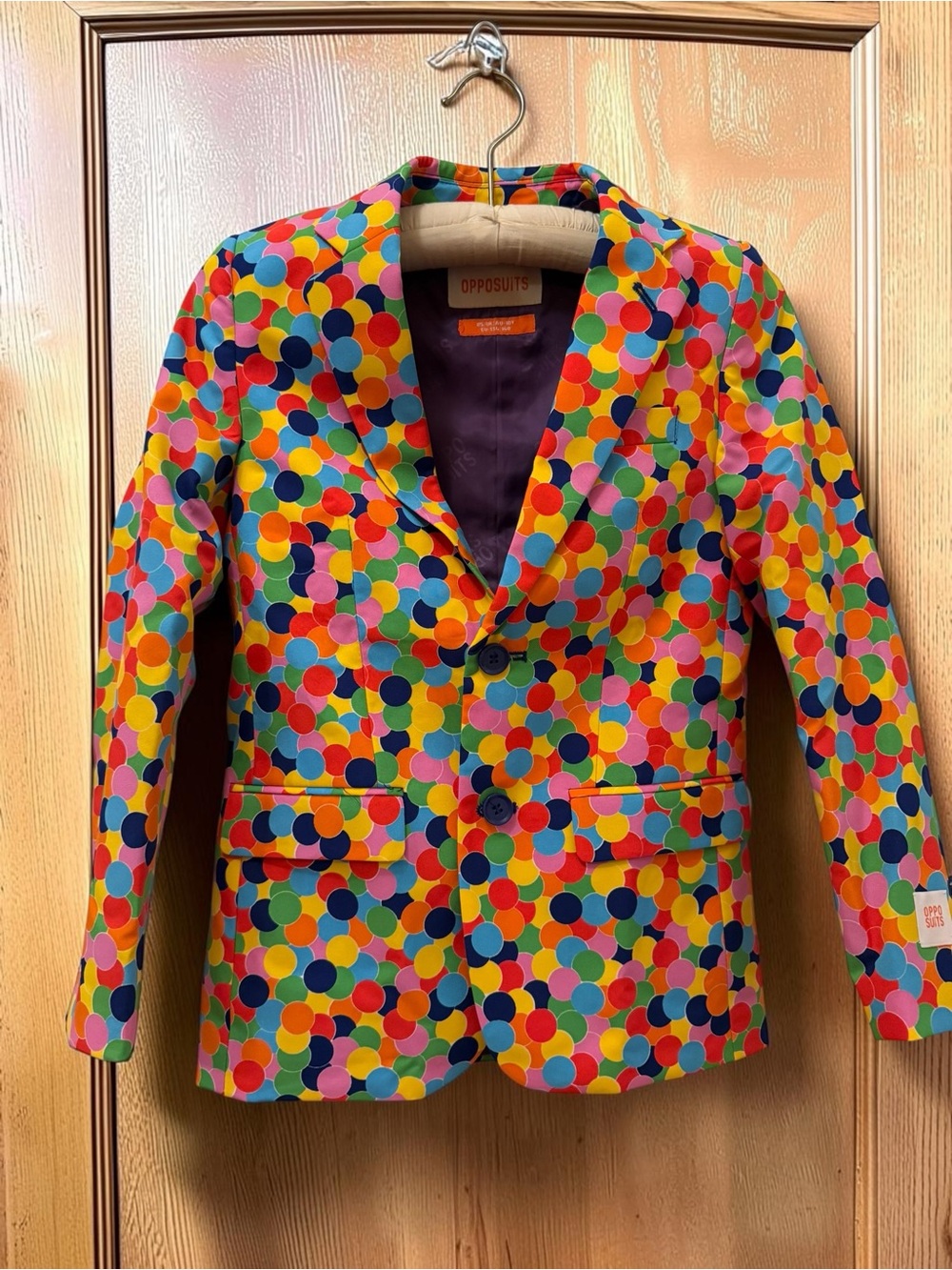 Opposuits Kids' Multicolor Confetti Dot Two Piece Suit Balloon Gumball Costume